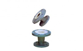 安徽異徑管帶法蘭內(nèi)襯PTFE(F4)或ETFE(F4)